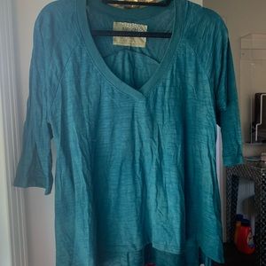 Nation blue 3/4ths sleeve